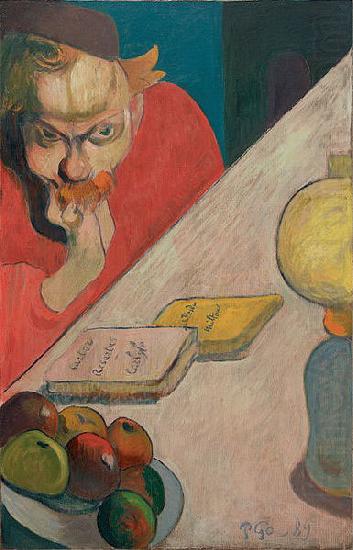 Portrait of Jacob Meyer de Haan by Lamplight, Paul Gauguin